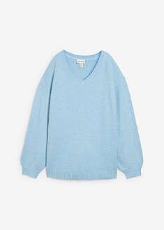 suave-jersey-de-punto-fino-con-mangas-abullonadas