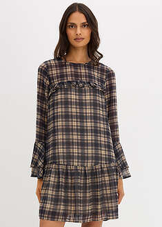 Vestido de gasa con volantes