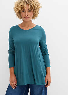 Camiseta de manga larga de viscosa suave