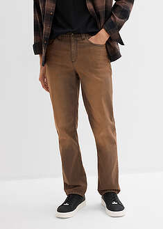 Vaqueros elásticos ligeros con corte clásico, cinturilla cómoda y lavado vintage