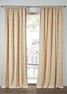 Cortina jacquard de algodón orgánico (1 unidad)