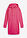 Vestido tipo sudadera con algodón orgánico - Rosa oscuro - bonprix