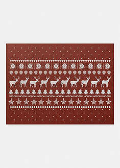 Felpudo con diseño navideño