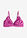 Bralette de material brillante - Fucsia oscuro - bonprix