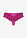 Tanga de material brillante - Fucsia oscuro - bonprix