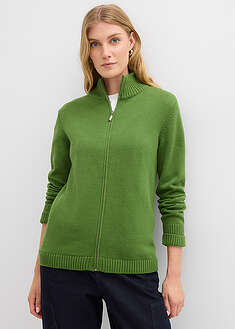 Chaqueta de punto de algodón orgánico puro