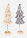 Gnomo decorativo con aspecto mullido (2 unidades) - Crema-gris - bonprix