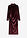 Vestido midi de terciopelo suave - Burdeos - bonprix