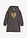 Vestido tipo sudadera de algodón orgánico puro - antracita - bonprix