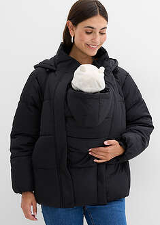 Chaqueta acolchada premamá 3 en 1 repelente al agua con inserto para porteo