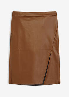 falda-lapiz-de-piel-sintetica