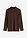 Camiseta ajustada de manga larga - Marrón oscuro - bonprix