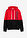 Sudadera con capucha, slim fit - Negro-fresa estampado - bonprix