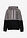 Sudadera con capucha, slim fit - Negro/gris ahumado estampado - bonprix