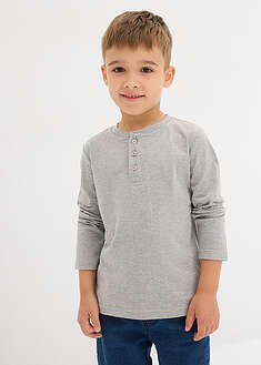 Camiseta henley de manga larga con algodón orgánico (2 unidades)
