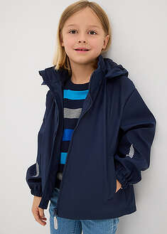 Chaqueta impermeable térmica con capucha desmontable y detalles reflectantes