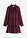 Vestido tipo túnica con efecto brillante - rojo burdeos - bonprix