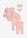 Conjunto básico de algodón orgánico puro para bebés (5 piezas) - rosa pastel - bonprix