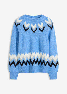 jersey-con-rayas-brillantes-y-patron-nordico