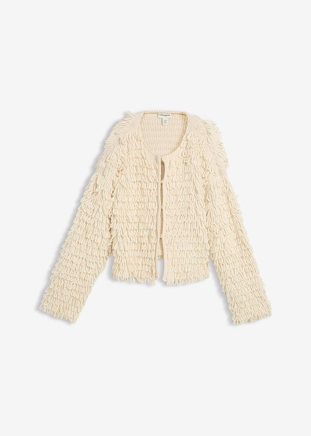 Chaqueta de punto grueso