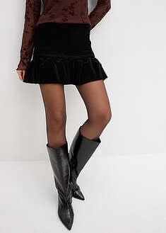 Falda pantalón de terciopelo suave