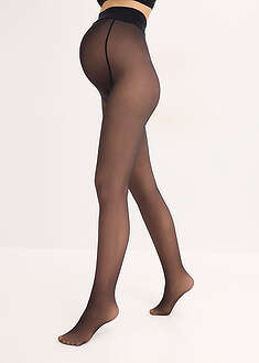 Pantis térmicos premamá de 50 den con aspecto transparente