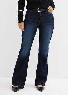 Vaqueros con corte bootcut y talle medio