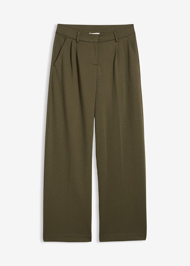 Pantalón de pinzas de mezcla de viscosa