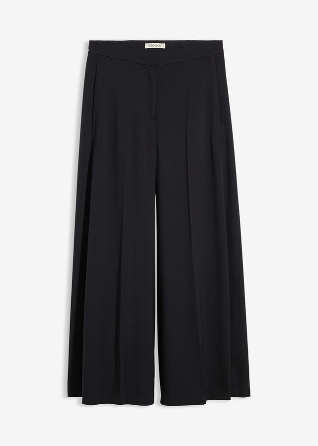 Pantalón ancho y fluido con cinturilla cómoda