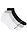 Calcetines cortos de Skechers (3 pares) - Negro + blanco + gris jaspeado - Skechers
