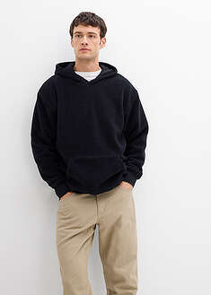 Sudadera polar con forro de algodón y corte holgado