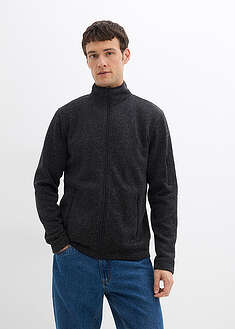 Chaqueta polar de punto con prácticos bolsillos de cremallera