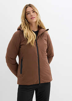 Chaqueta de esquí con protector antinieve