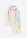 Bufanda - púrpura-crema-azul pálido-rosa pálido - bonprix