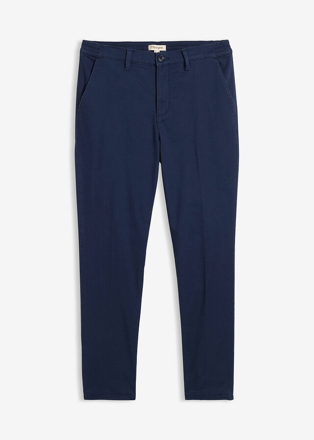 Pantalón tipo chino con corte regular, forro térmico de franela y diseño tapered