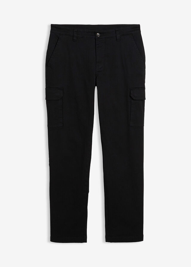 Pantalón térmico elástico de corte recto y estilo cargo