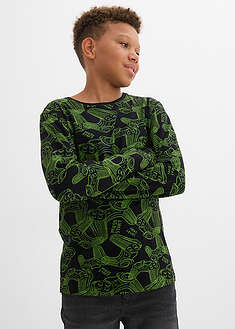 Camiseta de manga larga de suave mezcla de algodón orgánico (3 unidades)