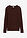 Jersey de canalé de mezcla de algodón - Marrón oscuro - bonprix