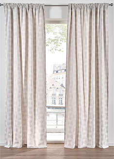 Cortina jacquard de algodón orgánico (1 unidad)