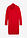 Vestido holgado de punto con cuello vuelto - rojo lava - bonprix