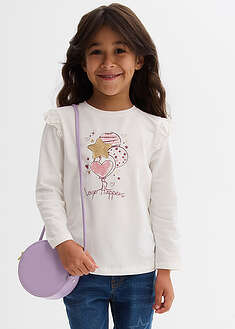 Camiseta de manga larga de mezcla de algodón orgánico elástico (2 unidades)