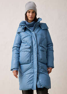 Abrigo impermeable de plumas recicladas