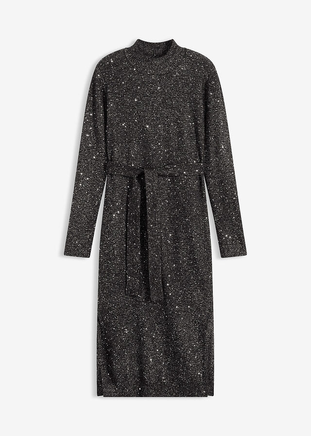 Vestido de punto con lentejuelas