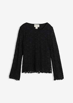 camiseta-de-encaje-de-manga-larga