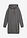 Vestido tipo sudadera con algodón orgánico - Gris jaspeado - bonprix