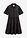 Vestido corto de material brillante - Negro - bonprix