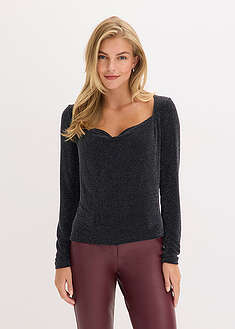 Top con escote cascada