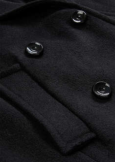 Abrigo marinero de lana