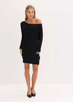 Vestido de punto con un hombro al descubierto