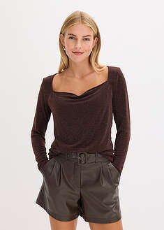 Top con escote cascada